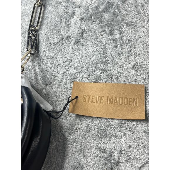 New Steve Madden Bspiral Crossbody Bag Black Measurements in Photos - Picture 7 of 10